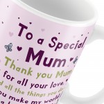 Special Mum Mug Mum Birthday Christmas Gift From Daughter Son