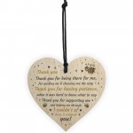 Special Thankyou Gift Wood Heart Boyfriend Girlfriend Husband 