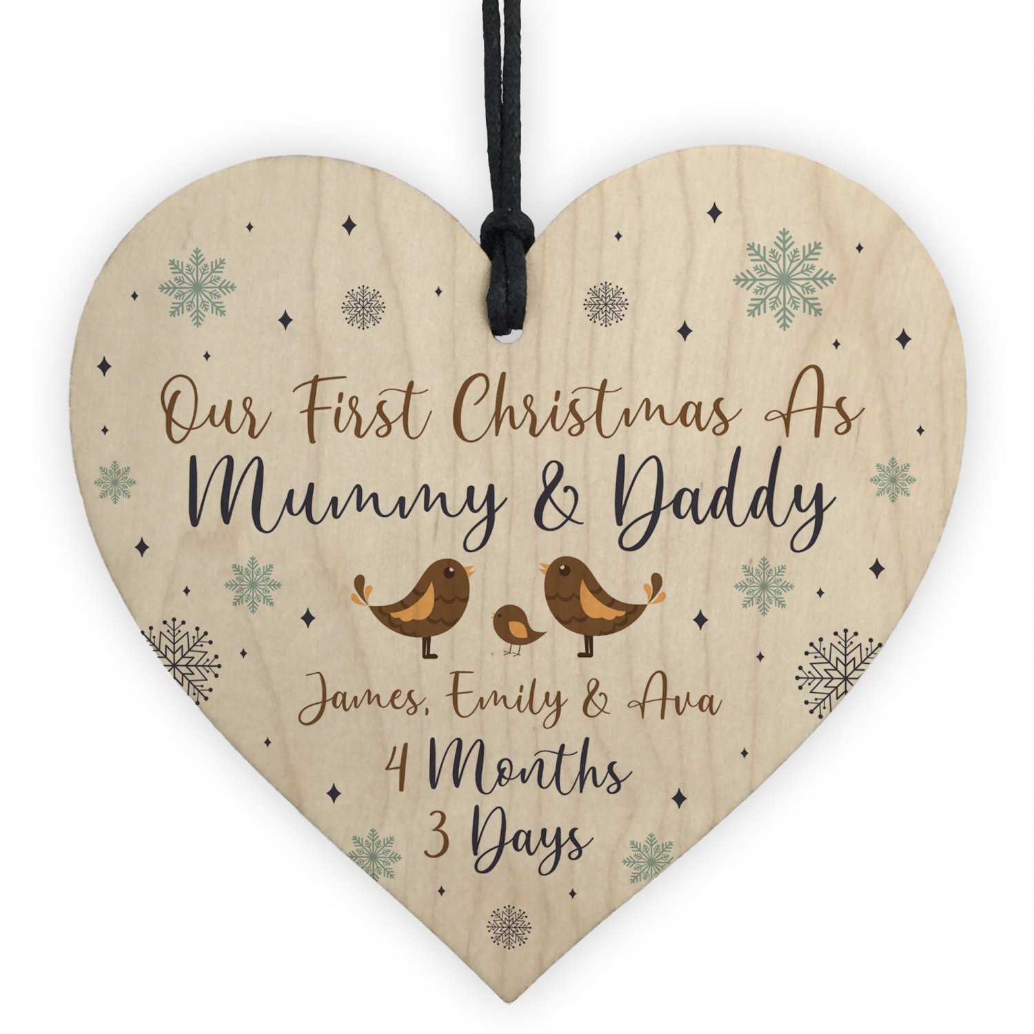 mummy and daddy first christmas