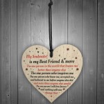 Soulmate Gift Wooden Heart Birthday Anniversary Gift For Him Her