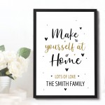 New Home Gift Personalised First Home Our First Home Print