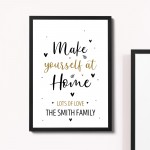 New Home Gift Personalised First Home Our First Home Print