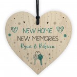 Personalised New Home Housewarming Gift Heart Plaque Sign