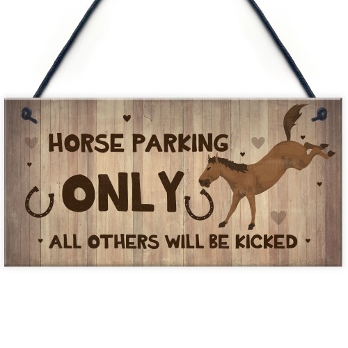 Horse Sign Funny Sign For Stables Signs About Horses Beware Gift