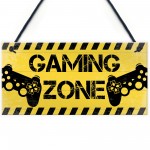 Gaming Zone Plaque For Boys Bedroom Man Cave Gaming Gamer