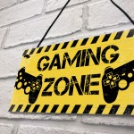 Gaming Zone Plaque For Boys Bedroom Man Cave Gaming Gamer