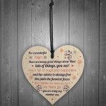 Thank You Gift For Nan Wooden Heart Nan Birthday Christmas Gift