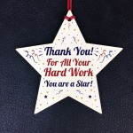 Special Thank You Gift Wood Heart Teacher Mentor Volunteer Gift