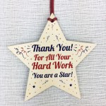 Special Thank You Gift Wood Heart Teacher Mentor Volunteer Gift