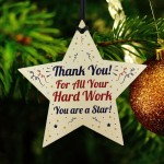 Special Thank You Gift Wood Heart Teacher Mentor Volunteer Gift