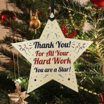 Special Thank You Gift Wood Heart Teacher Mentor Volunteer Gift