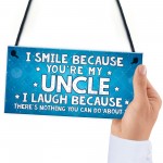 Funny Uncle Gift Plaque Novelty Uncle Birthday Christmas Gift 