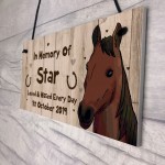 Pet Memorial Plaque Personalised In Memory Plaque Stable Sign