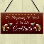 Funny Christmas Sign For Home Bar Man Cave Bar Sign Alcohol Gift