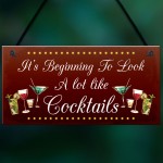 Funny Christmas Sign For Home Bar Man Cave Bar Sign Alcohol Gift