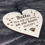 Personalised Cat Memorial Gift Cat In Memory Plaque Family Gift