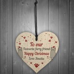 Personalised Cat Kitten First Christmas Heart Bauble Family Pet