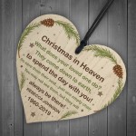 Personalised Memorial Sign For Mum Dad Nan Grandad Xmas Bauble