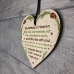 Personalised Memorial Sign For Mum Dad Nan Grandad Xmas Bauble