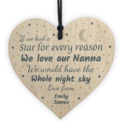 Personalised Gift For Nanna Birthday Christmas Gift Love Sign