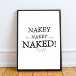 Bathroom Quote Print Funny Framed Print Bathroom Decor New Home