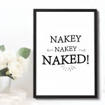 Bathroom Quote Print Funny Framed Print Bathroom Decor New Home