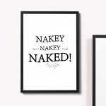 Bathroom Quote Print Funny Framed Print Bathroom Decor New Home