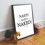 Bathroom Quote Print Funny Framed Print Bathroom Decor New Home