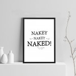 Bathroom Quote Print Funny Framed Print Bathroom Decor New Home