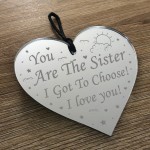 Sister Gift Birthday Christmas Gift Best Friend Mirror Heart