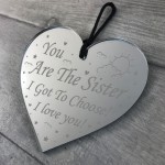 Sister Gift Birthday Christmas Gift Best Friend Mirror Heart