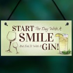 Funny Gin Gift Hanging Kitchen Bar Plaque Gin Lover Gift 