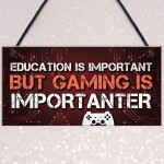 Funny Gaming Sign Playstation Inspired Novelty Christmas Gift