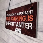 Funny Gaming Sign Playstation Inspired Novelty Christmas Gift