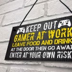 Novelty Gaming Sign Xbox Inspired Funny Christmas Gift For Son