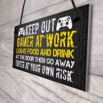 Novelty Gaming Sign Xbox Inspired Funny Christmas Gift For Son