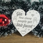 Funny Gin Plaque Gin Sign Heart Novelty Gin Gift Birthday Gift