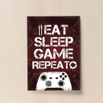 Gaming Sign For Boys Bedroom ManCave Gamer Gift For Son Print