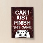 Novelty Gift For Gamer Boys Bedroom Decor Games Room Print