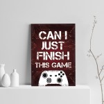 Novelty Gift For Gamer Boys Bedroom Decor Games Room Print