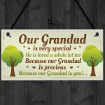 Grandad Gift Plaque Cute Gifts For Grandad From Grandchildren