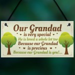 Grandad Gift Plaque Cute Gifts For Grandad From Grandchildren