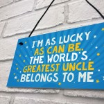 Special Uncle Gift From Niece Nephew Sign Gift For Brother Uncle