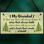 Grandad Gift Hanging Plaque Grandad Birthday Christmas Gifts