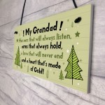 Grandad Gift Hanging Plaque Grandad Birthday Christmas Gifts