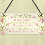 Special Nan Gift From Grandchildren Plaque Gift For Mum Nan