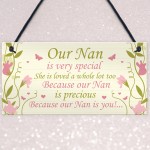 Special Nan Gift From Grandchildren Plaque Gift For Mum Nan