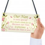 Special Nan Gift From Grandchildren Plaque Gift For Mum Nan