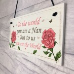 Nan Gift Hanging Plaque Cute Gifts For Nan From Grandchildren