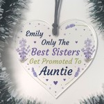 Personalised Sister Gift Promoted To Auntie Novelty Acrylic